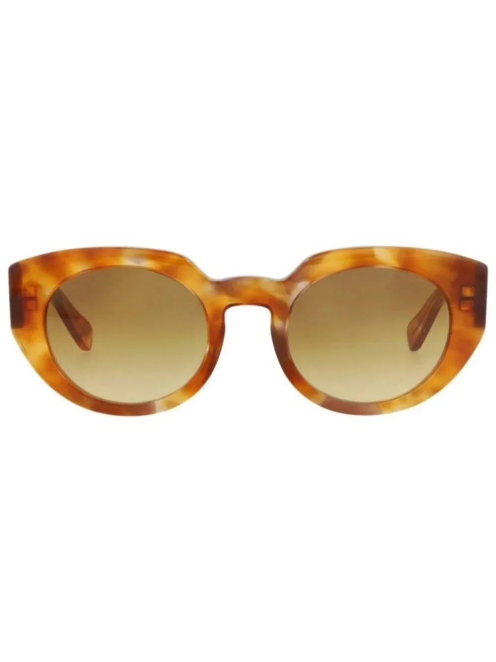 New Chloé Womens Round/Oval Havana Havana Brown Fashion Designer Sunglasses